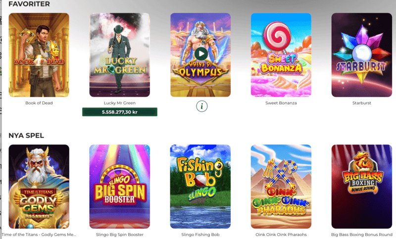 Licensierade slots hos casino utan svensk licens